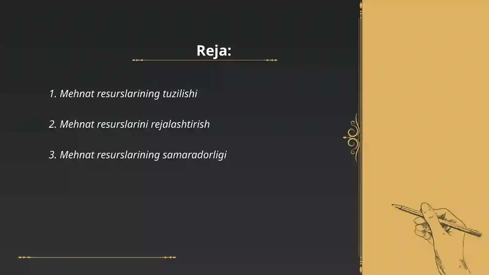 Mehnat resurslari tahlili 2