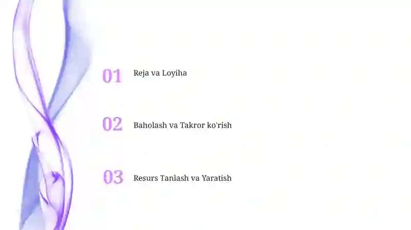 O'qitish metodlari bo'yicha materiallar tayyorlash 2