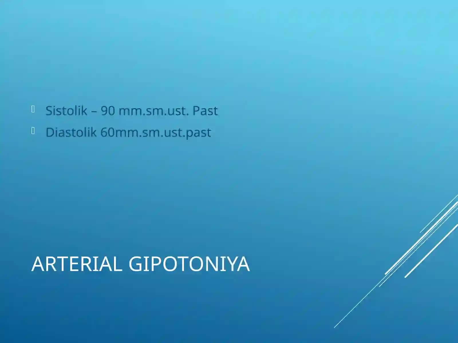 Arterial gipotoniya 2