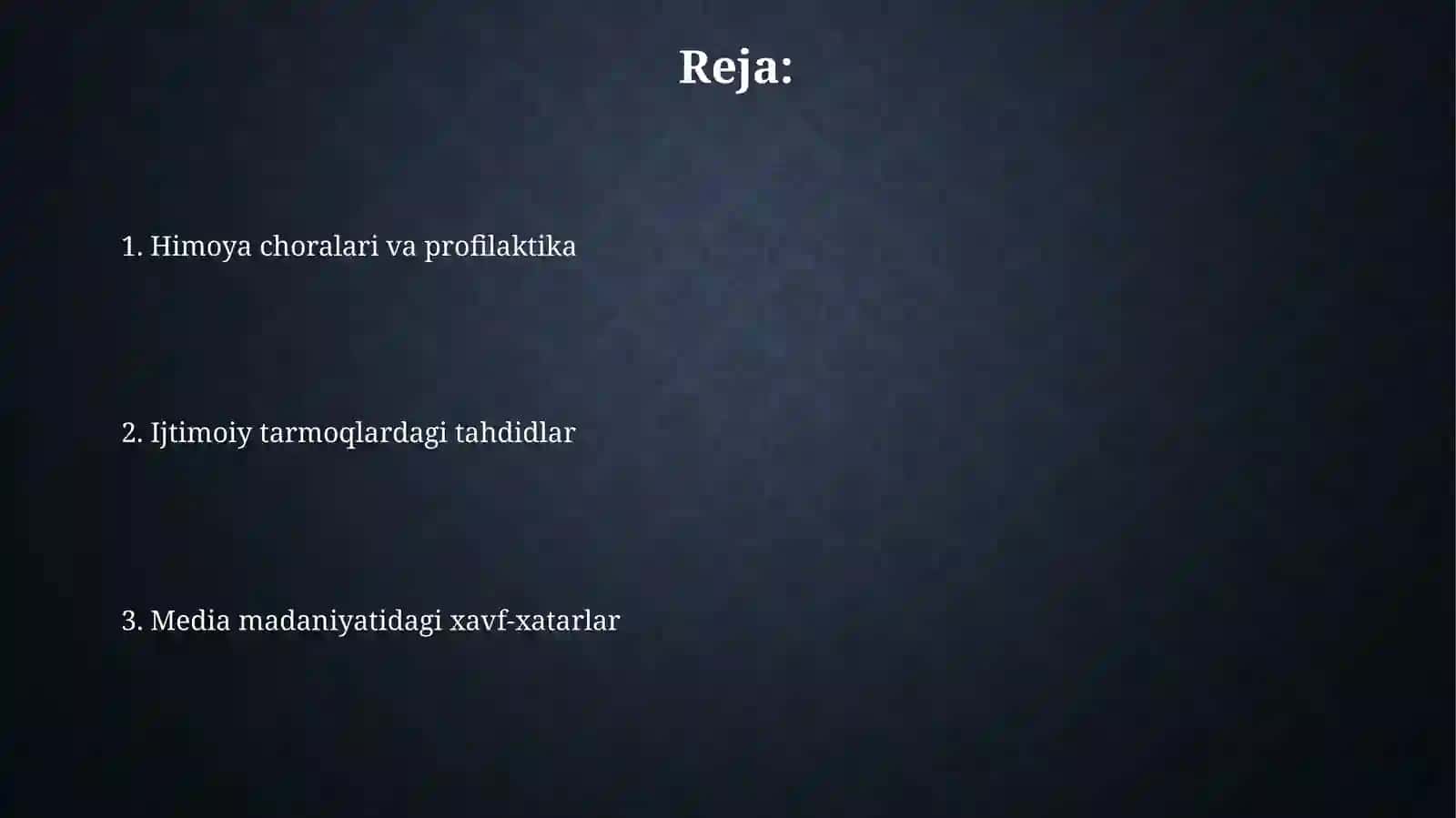 Ijtmoiy tarmoqlardagi tahdidlar va mediyamadaniyat 2