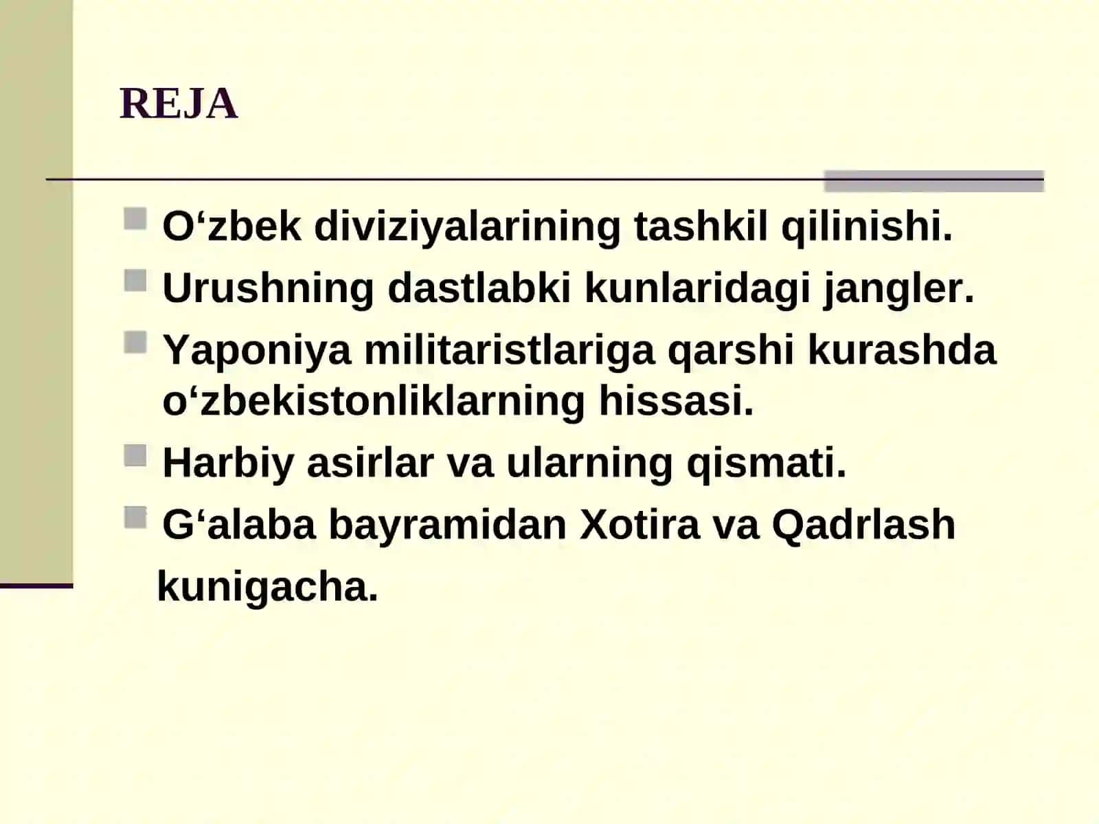 O‘zbekiston ikkinchi jahon urushi yillarida 2