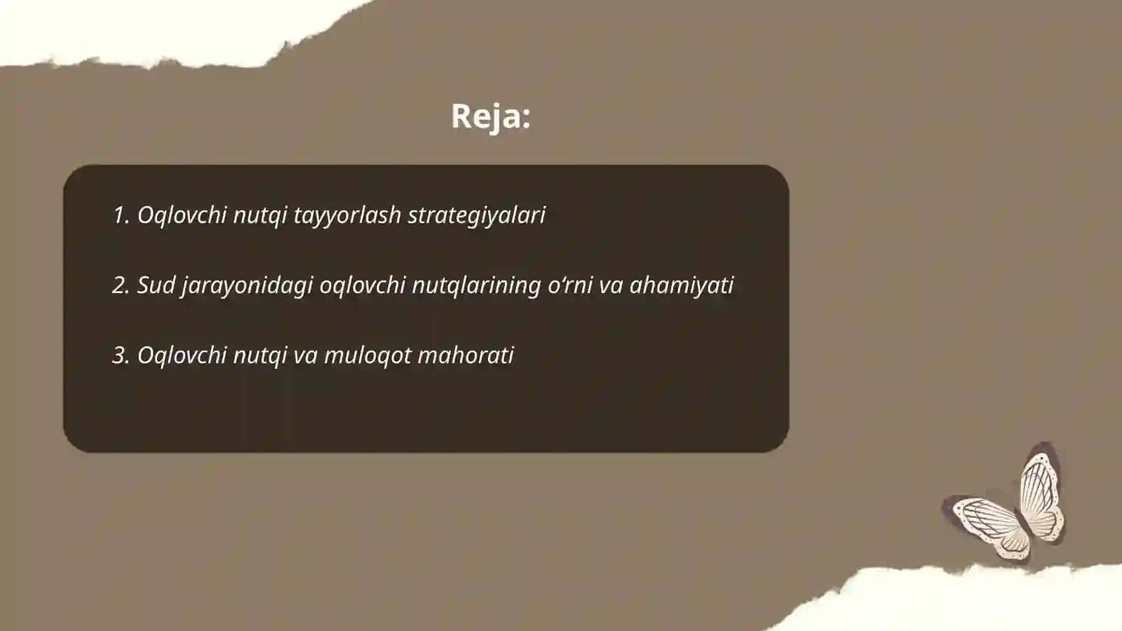 Oqlovchi (advokat) nutqi jamoatchi 2