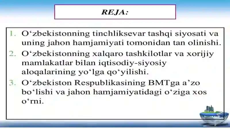 Oʻzbekiston iqtisodiyotida bozor islohotlari 2