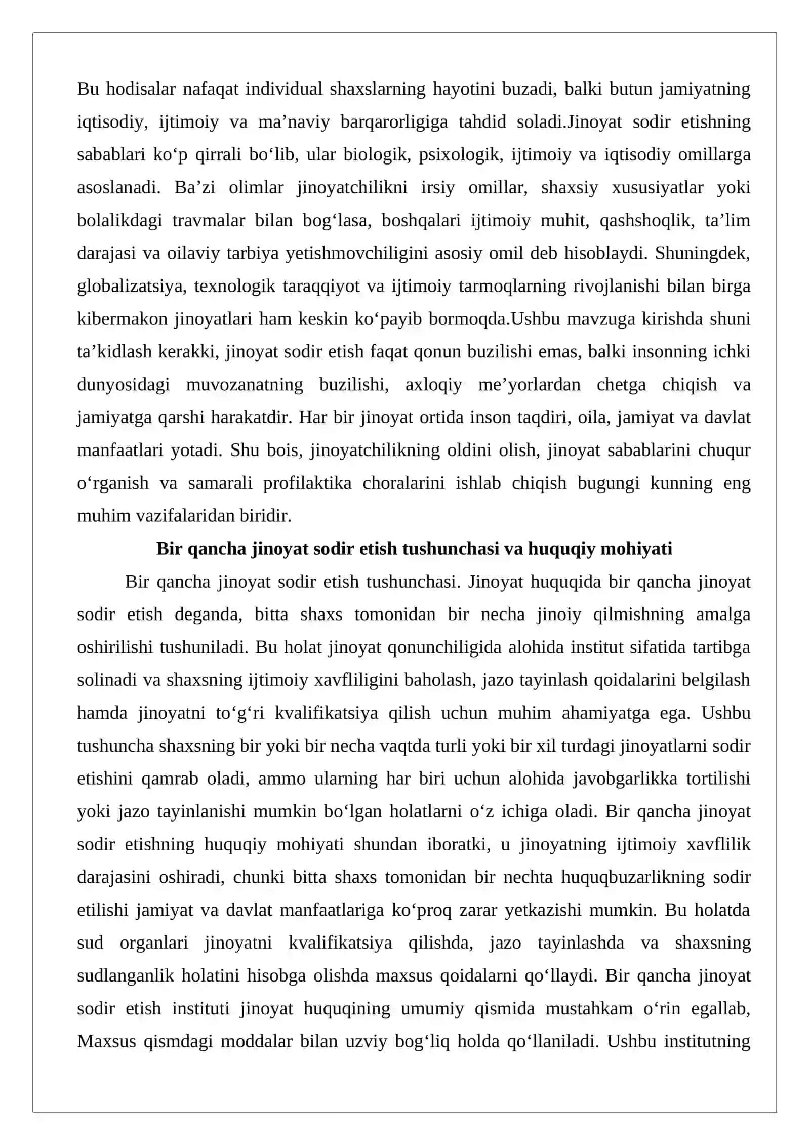 Bir qancha jinoyat sodir etish 2