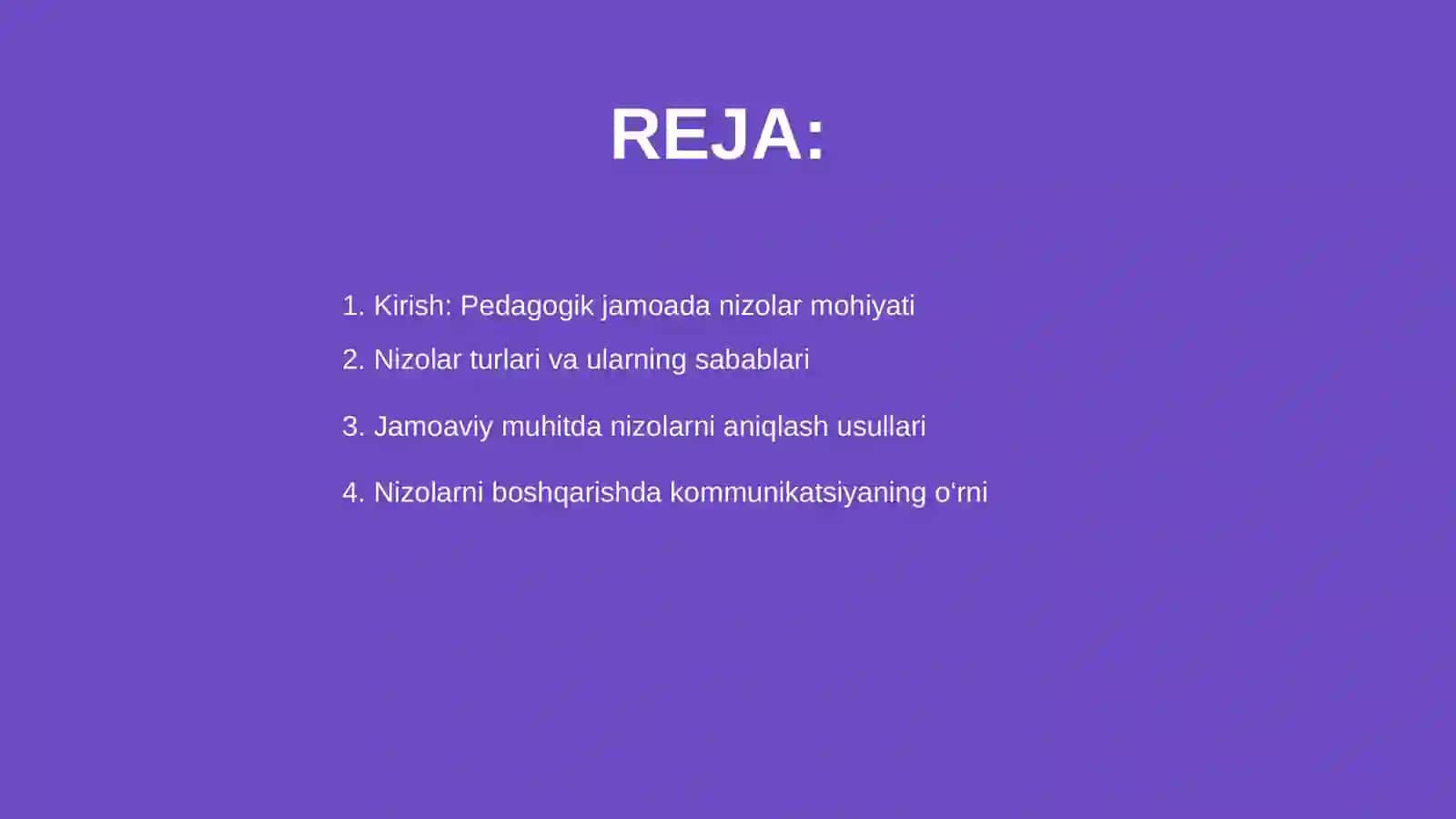 Pedagogik jamoada yuzaga keladigan nizolar va ularni Bartaraf etish 2