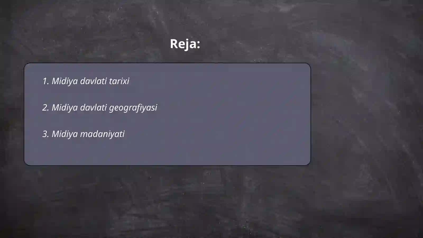 Midiya davlati tarixi 2