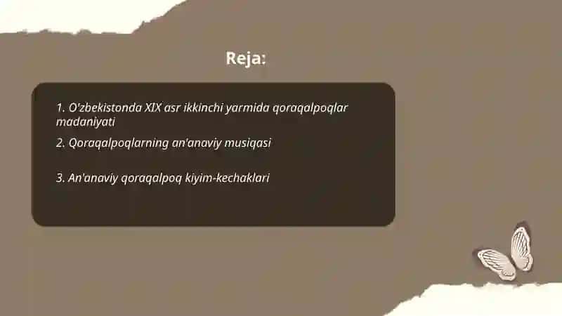 Qoraqalpoqlar madaniyati 2