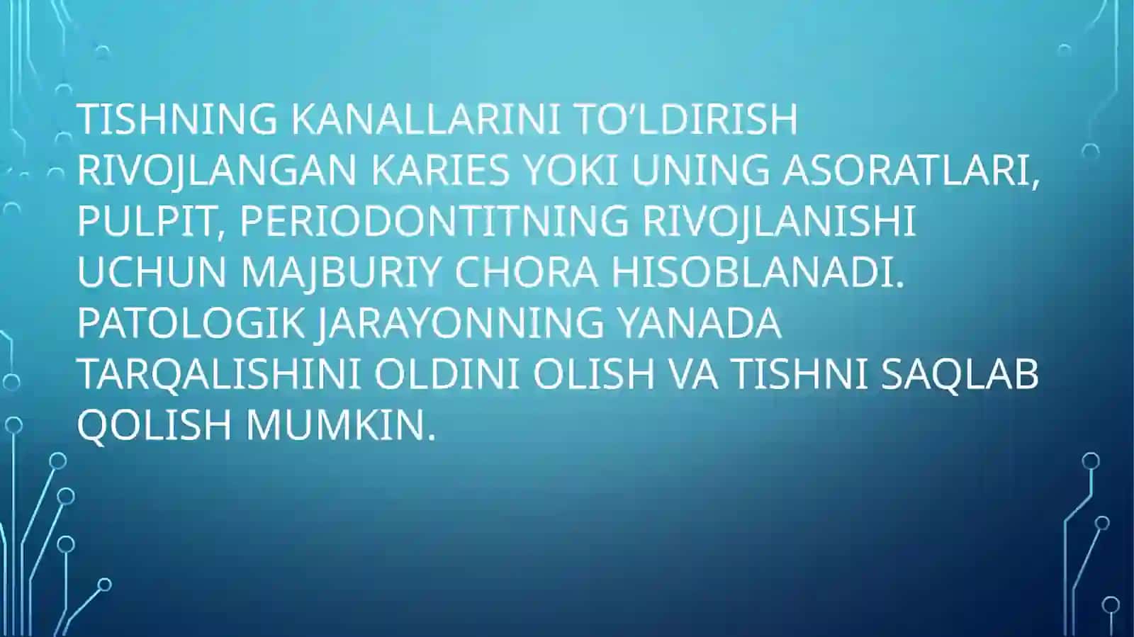 Kanalni plombalashda foydalaniladigan plomba ashyolari 2