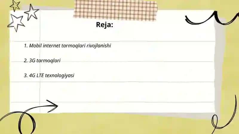 Mobil internet texnologiyalari 2