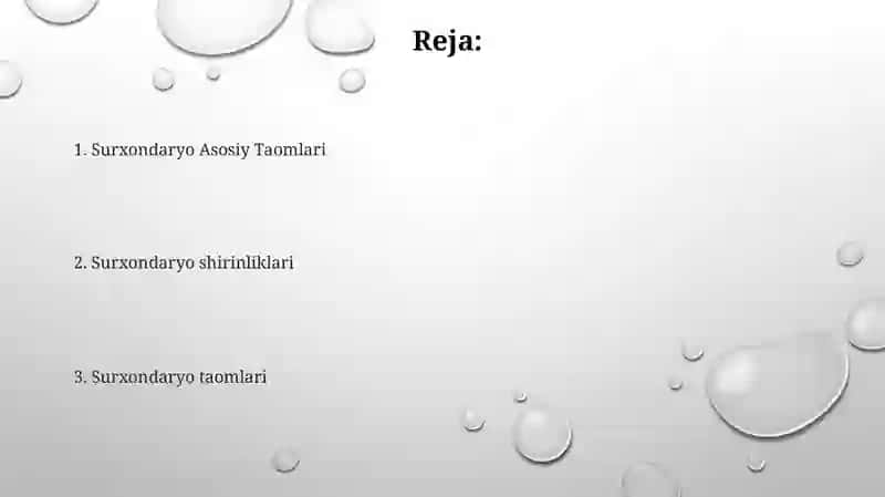 Surxon vohasi ananaviy taomlari 2