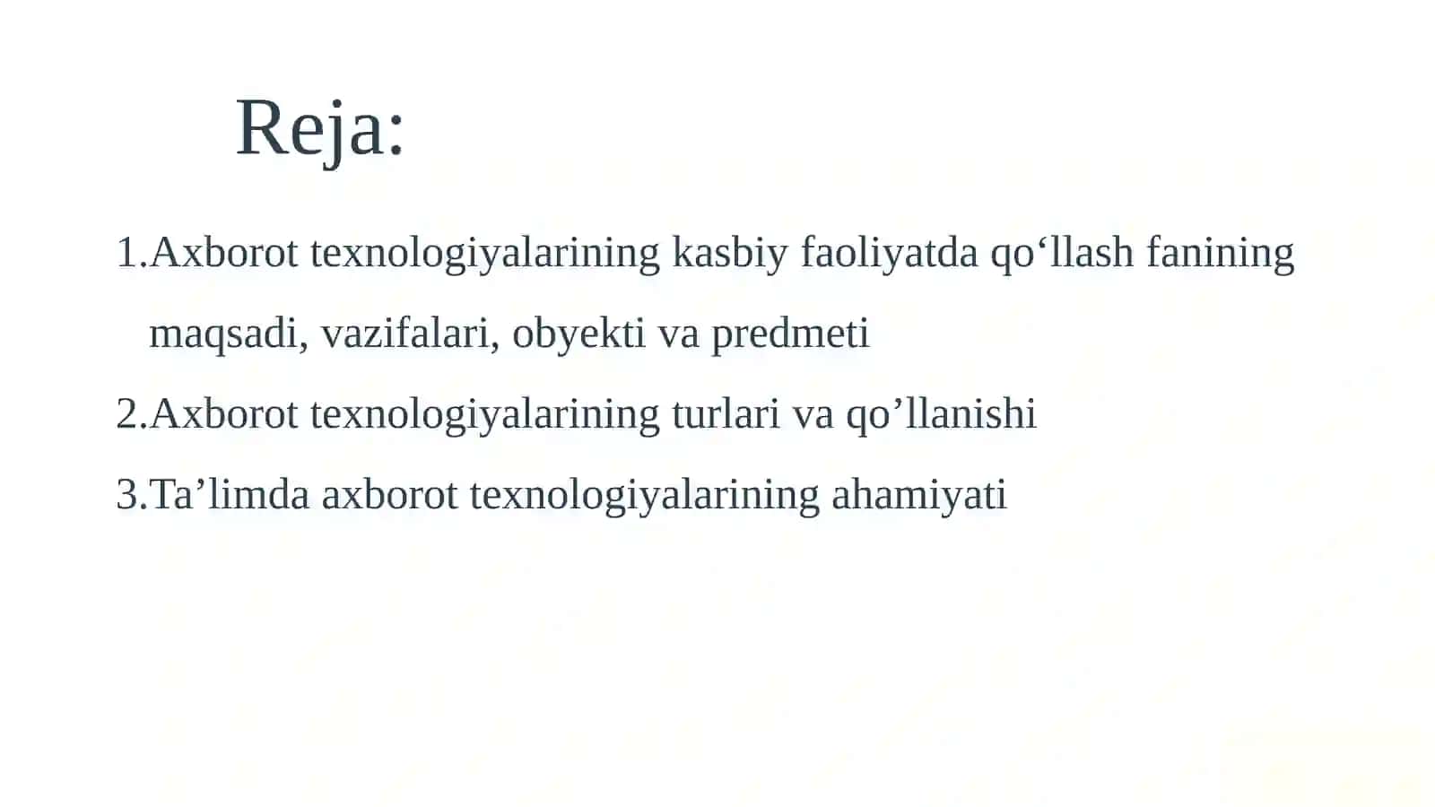 Ta'limda axborot texnologiyalarini qo‘llash 2