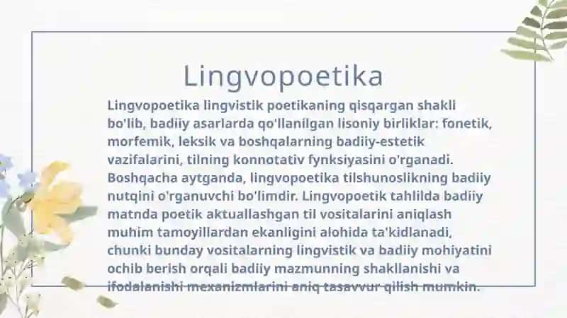 Lingvopoetiktadqiqotasoslari 2