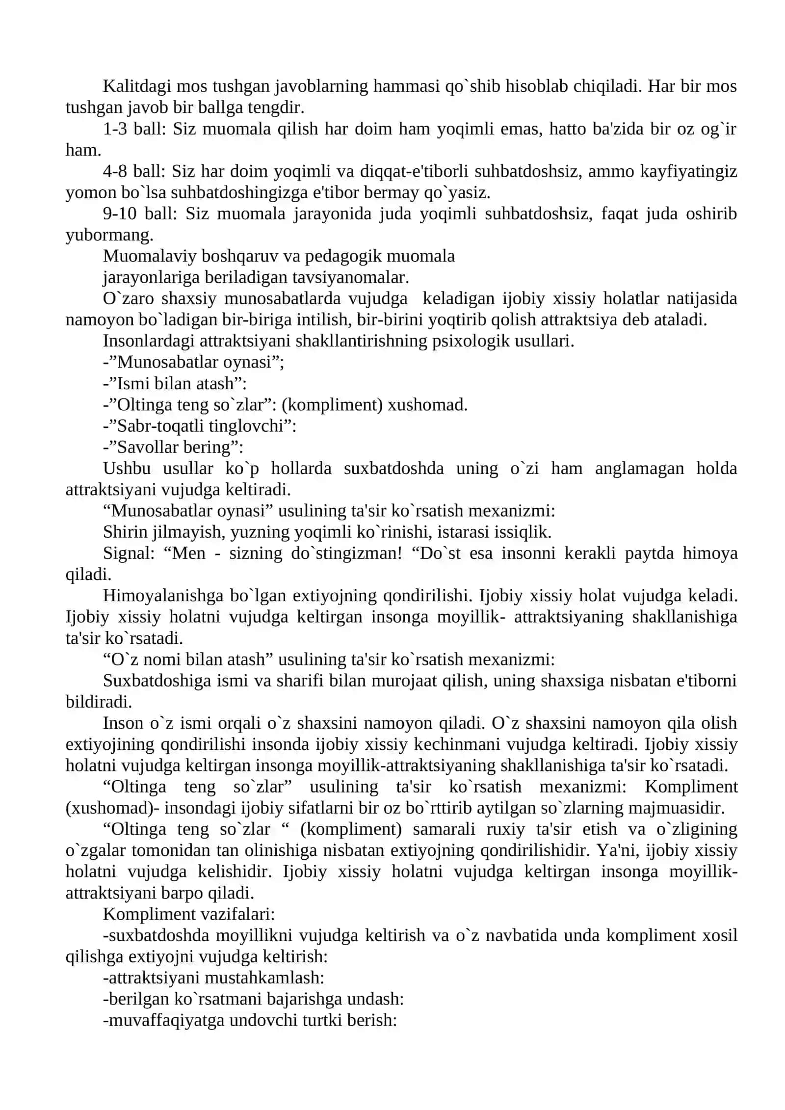 Muomala madaniyatini shakllantirish 2