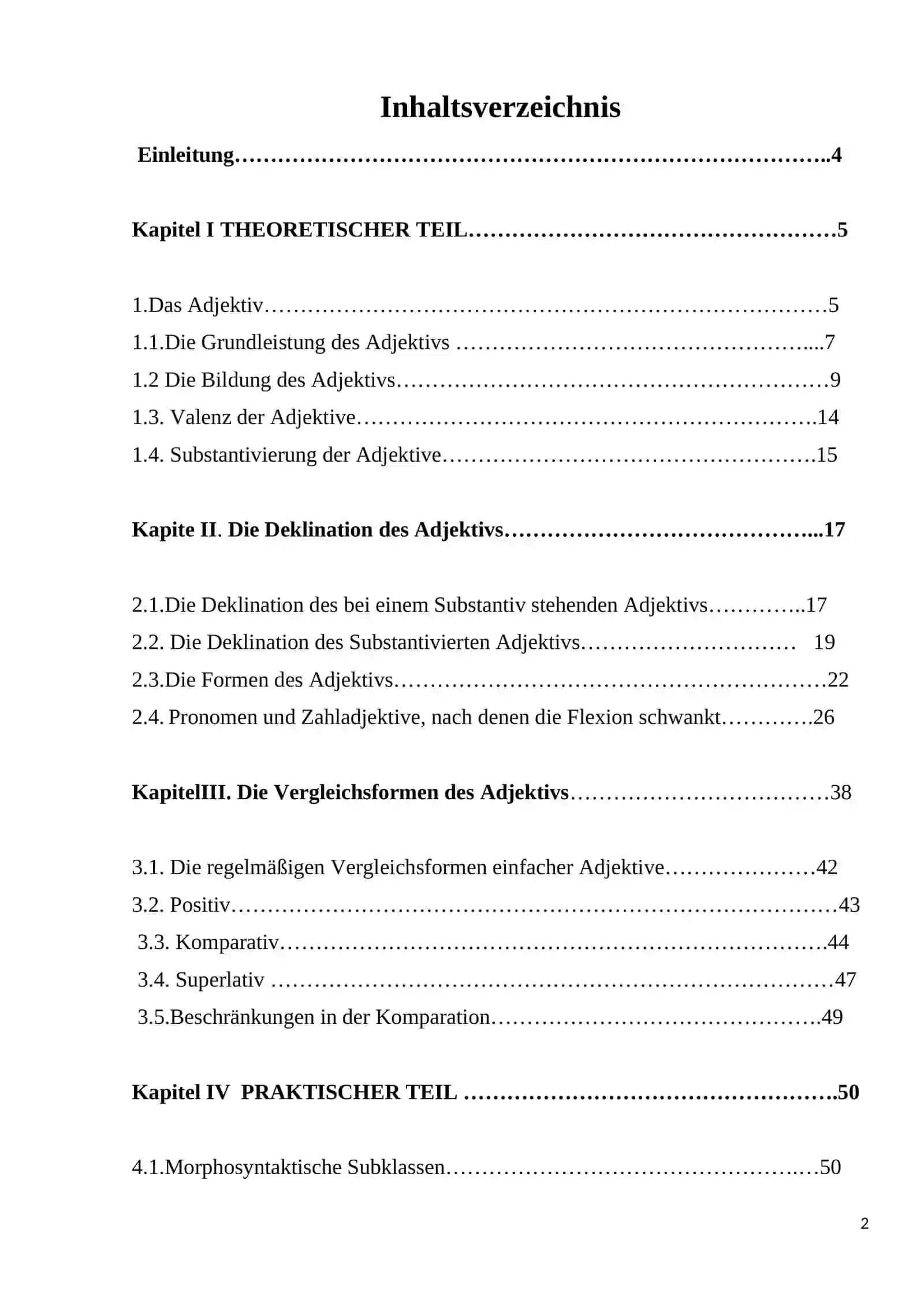 DIE GRUNDFORMEN DER ADJEKTIVE UND IHR GEBRAUCH IM DEUTSCHEN 2
