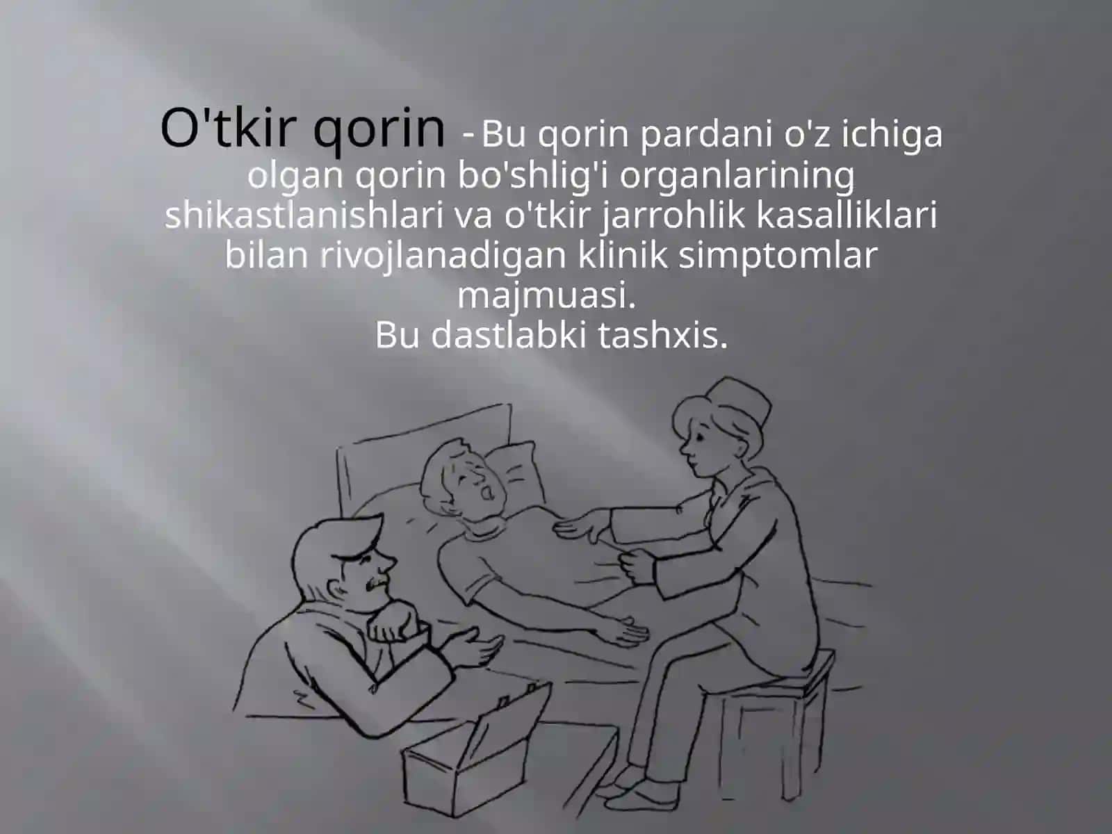 O'tkir qorin og’rig’i 2