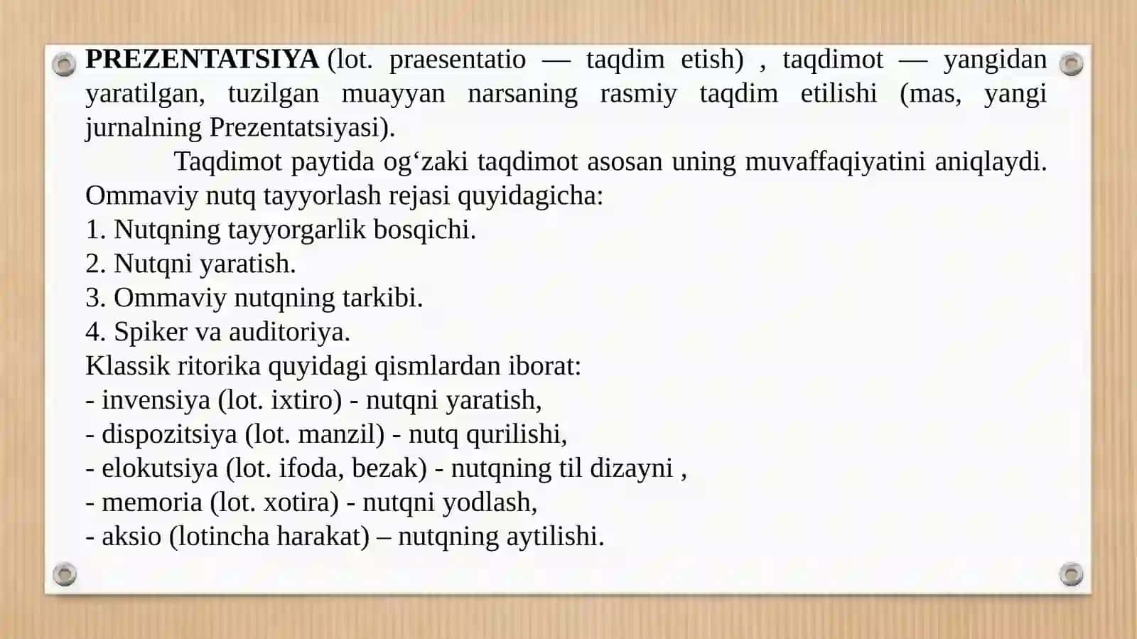 Mutaxassisning o‘zbekcha taqdimot nutqi 2
