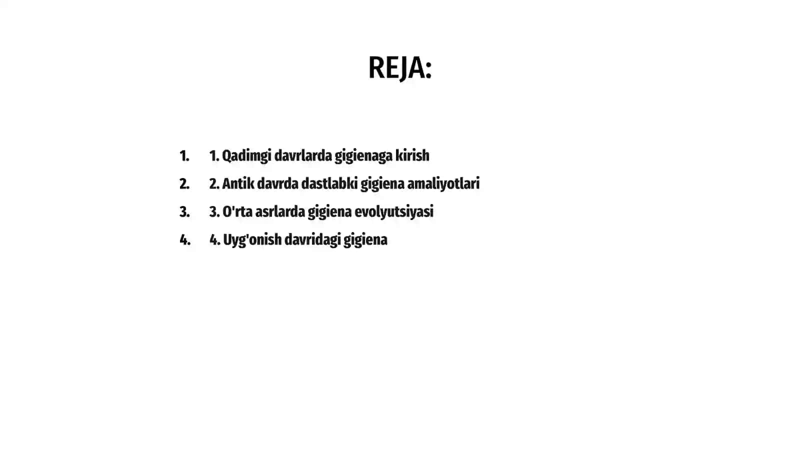 Gigiyenaning qadimgi davrda shakllanishi 2