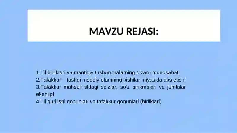 TIL VA TAFAKKUR 2