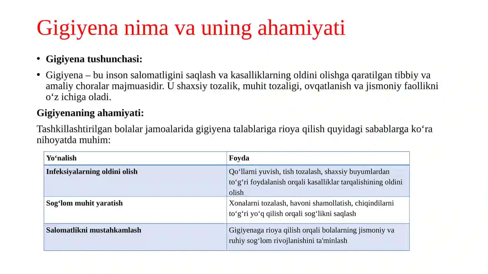 Tashkillashtirilgan bolalar jamoalarida gigiyena va sog'lom turmush tarzi 2