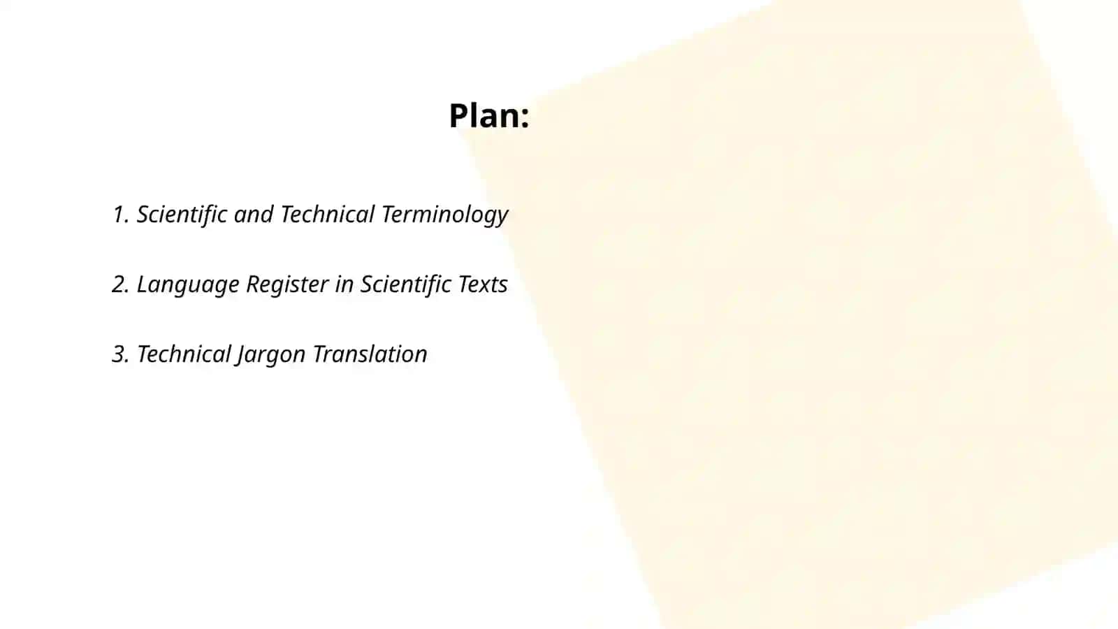 Translating scientific and technical texts 2