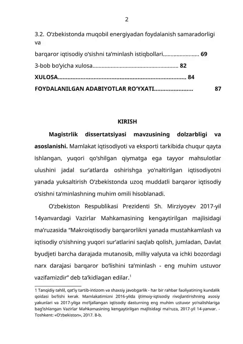 YASHIL IQTISODIYOT ASOSIDA BARQAROR IQTISODIY O‘SISHNI TA’MINLASH 2