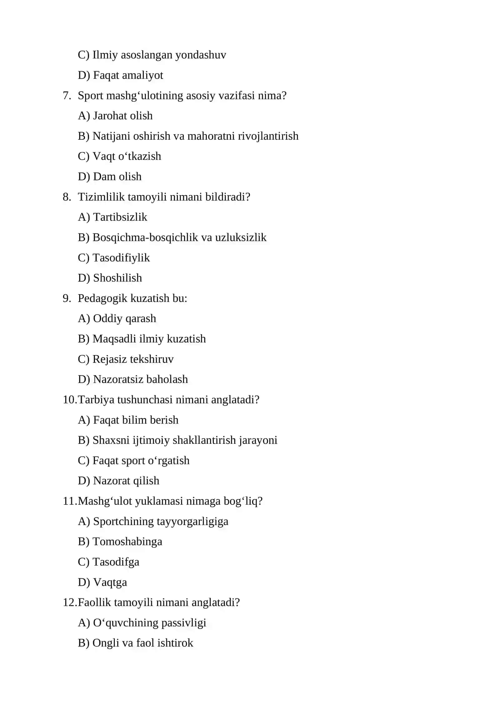 Jismoniy tarbiya va sport pedagogikasi 2