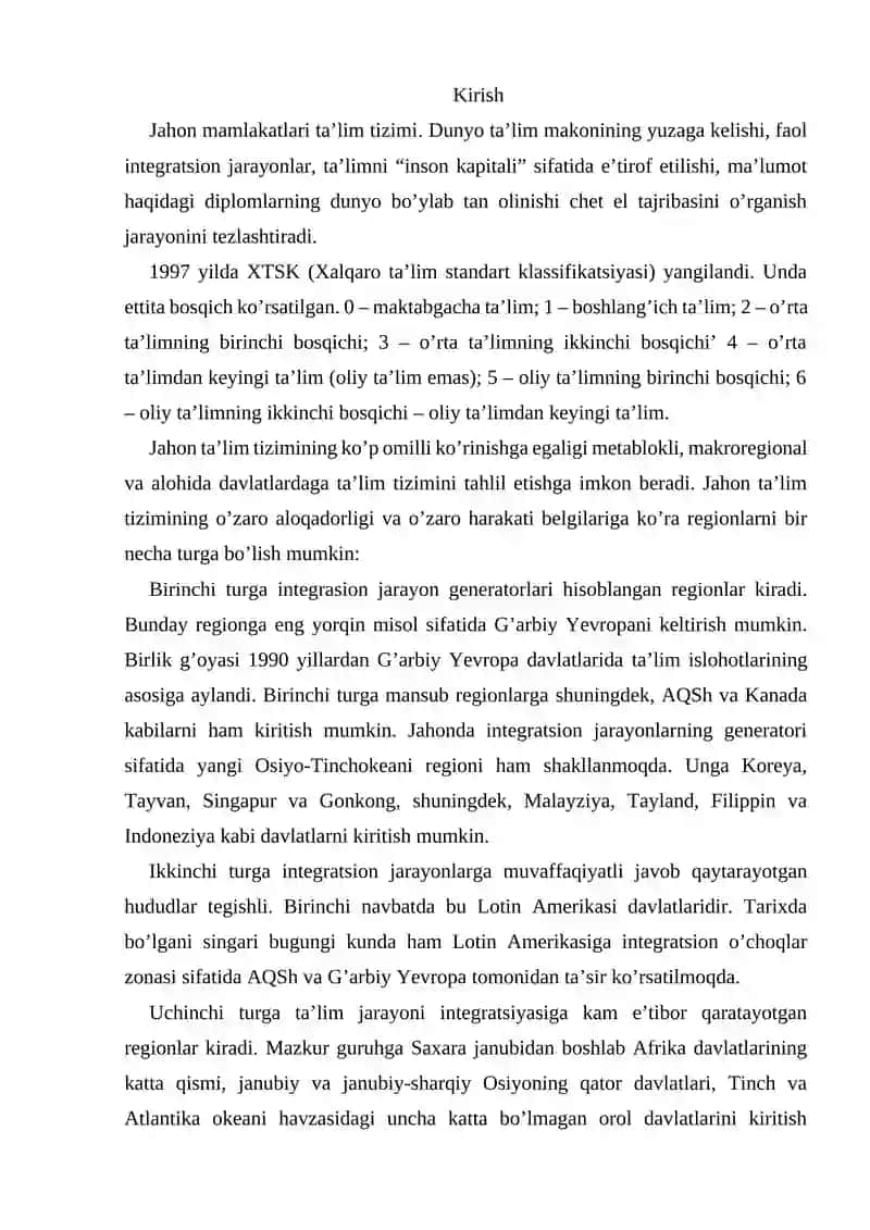 RIVOJLANGA DAVLAT TA'LIM TIZIMI 2