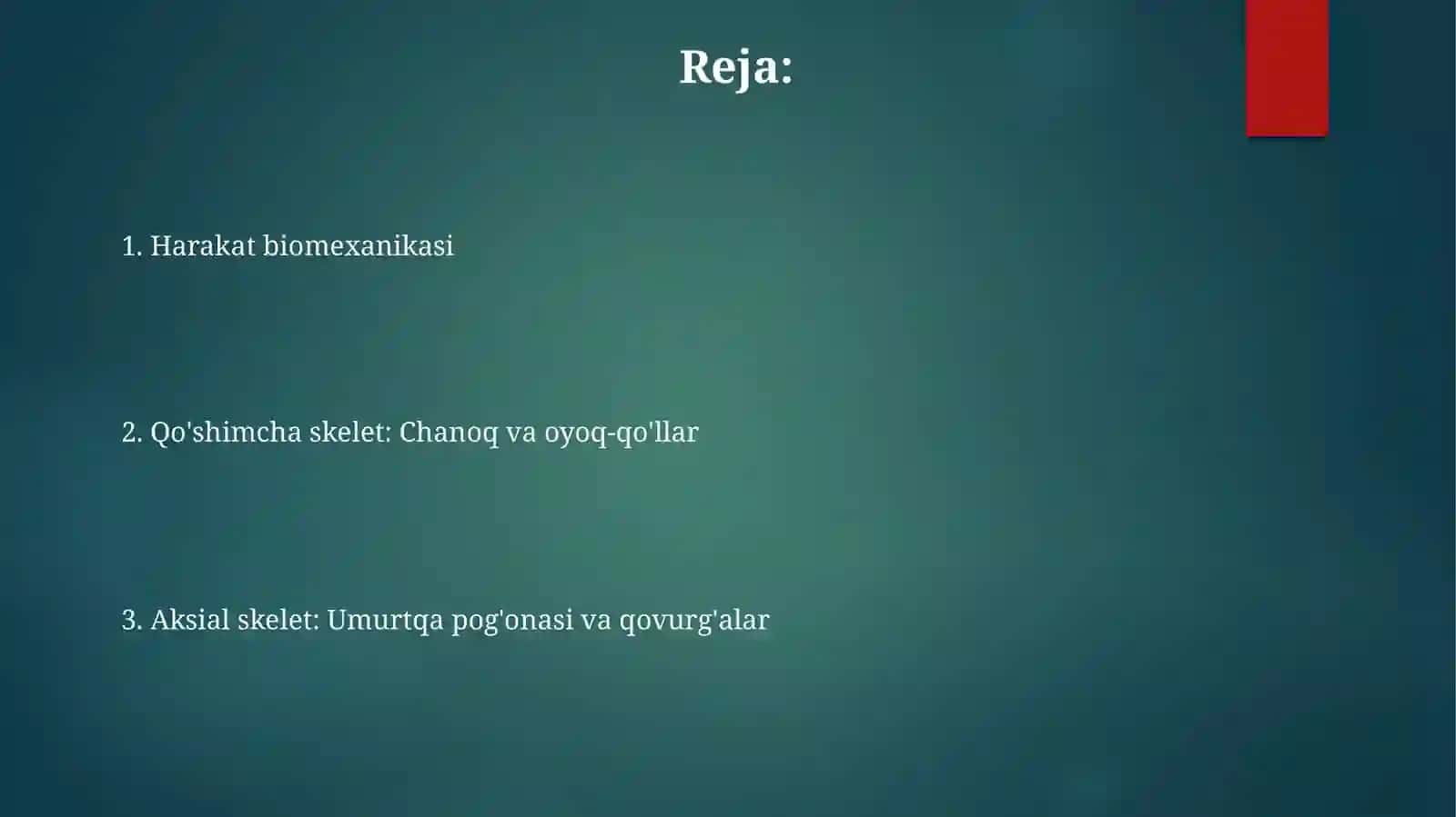 Harakat biomexanikasi 2