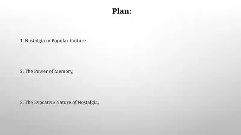 Nostalgia in Popular Culture 2