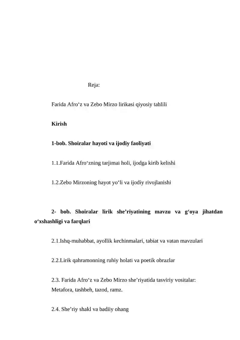 FARIDA AFRO`Z VA ZEBO MIRZO LIRIKASI 2