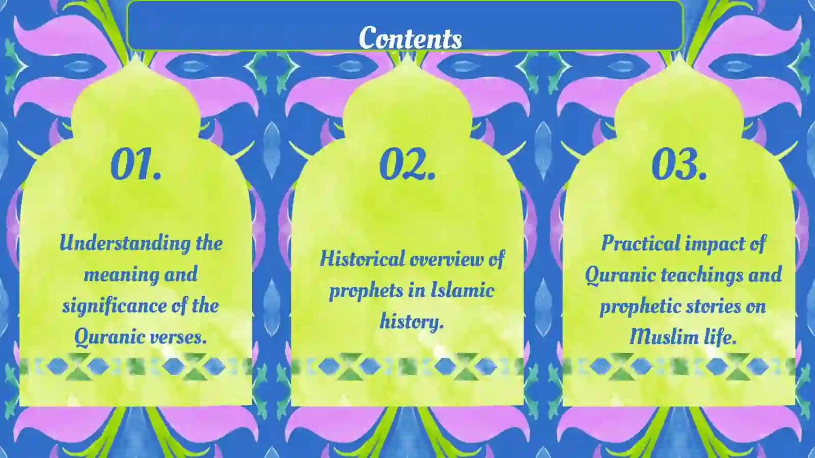 Understanding Quranic Verses 2