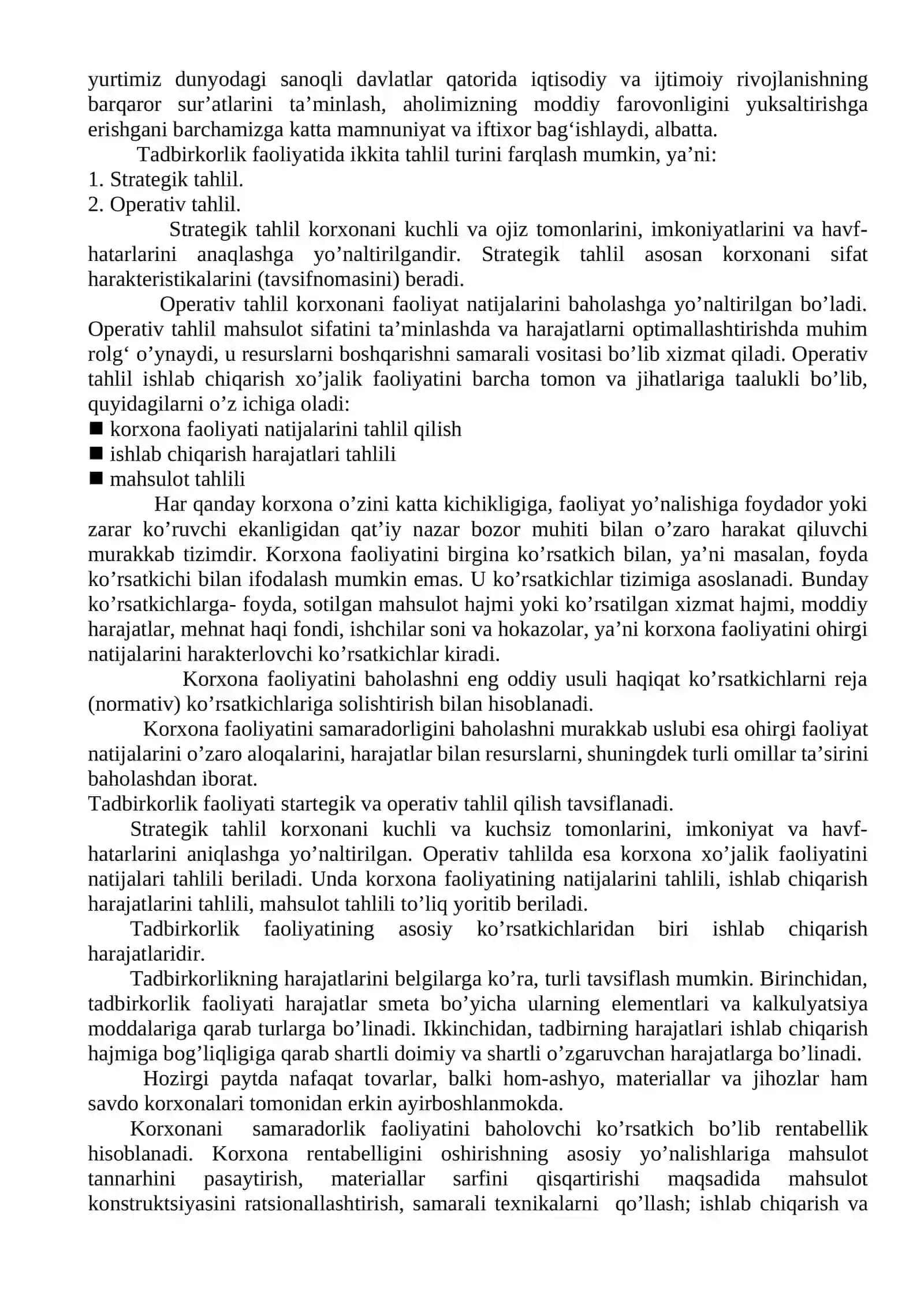 O’z xususiy tadbirkоrlik salоhiyatini bahоlash 2