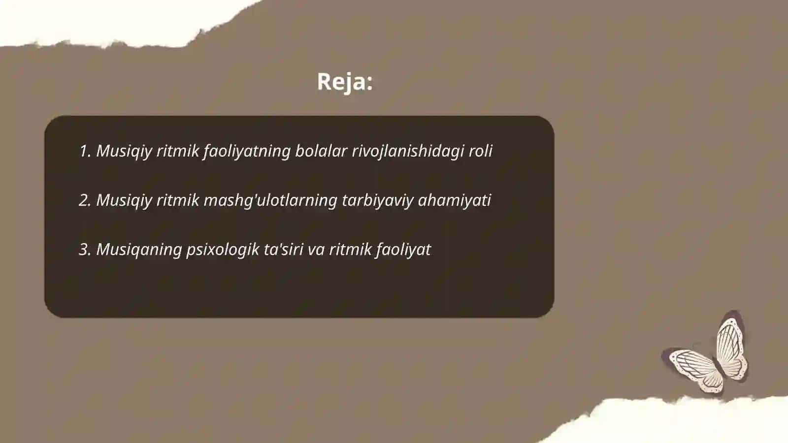 Musiqiy ritmik Faoliyat ahamiyati 2