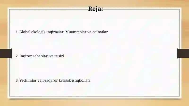 Ekologik inqirozlar 2