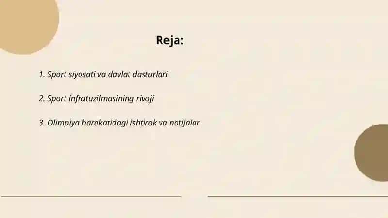 Sport sohasi taraqqiyoti 2