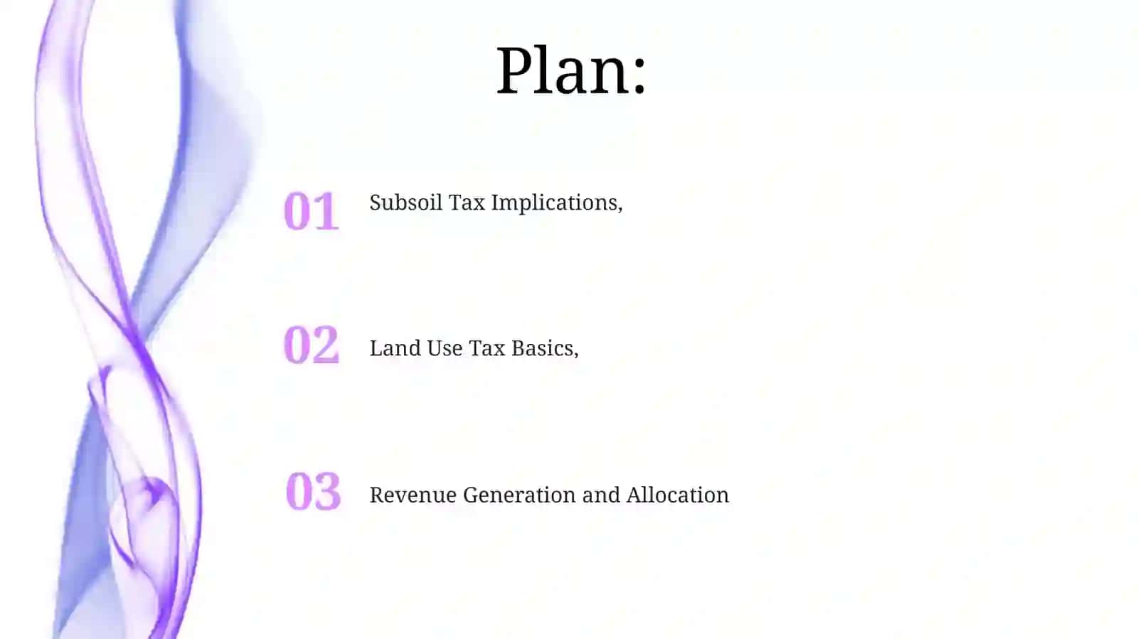 Subsoil Tax Implications 2