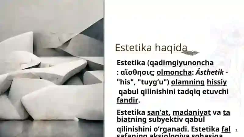 Estetika 2
