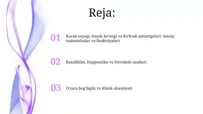 Kurak suyagi va Ko'krak umurtqalari 2