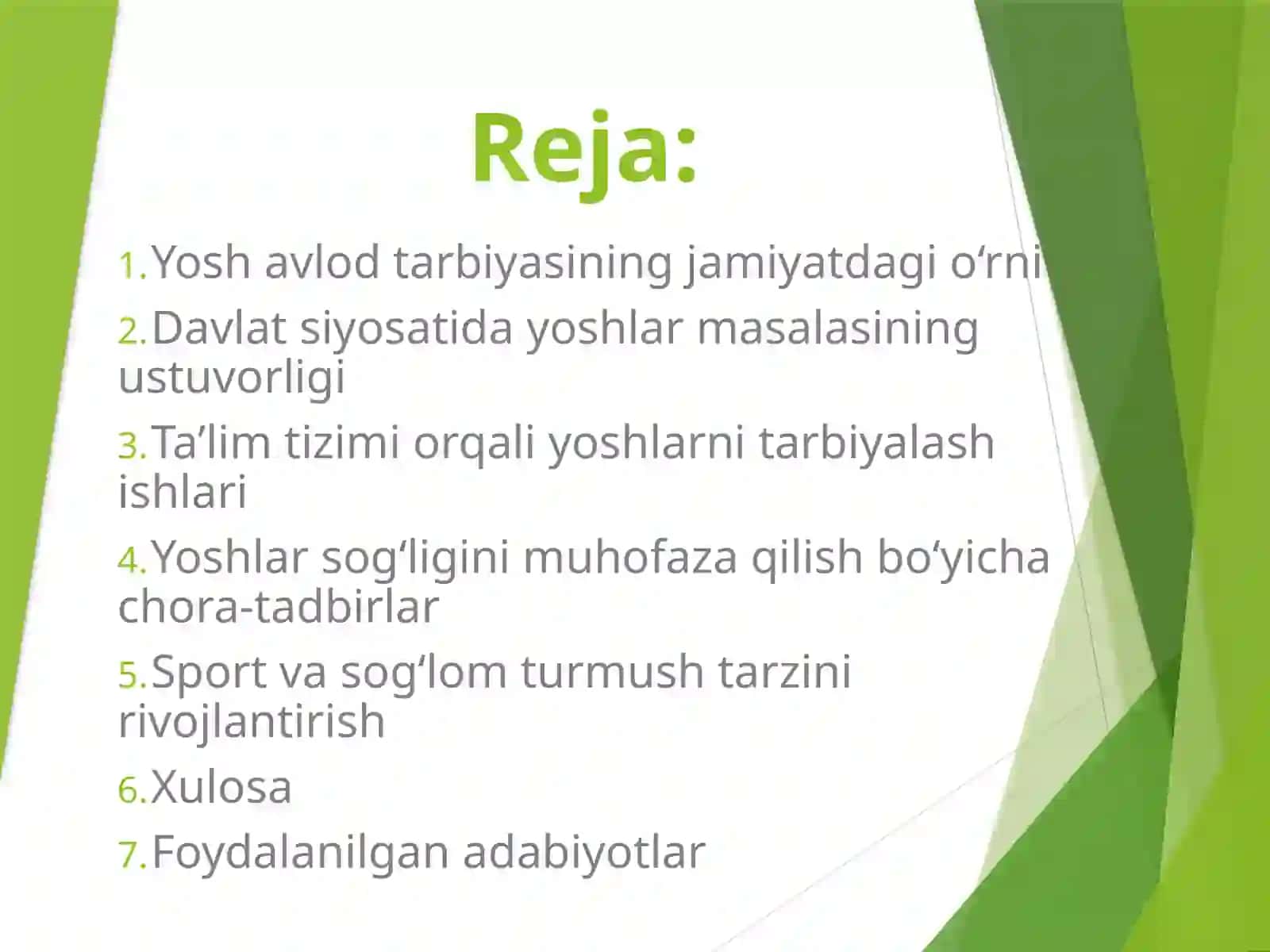 Yosh avlod tarbiyasining jamiyatdagi o‘rni 2
