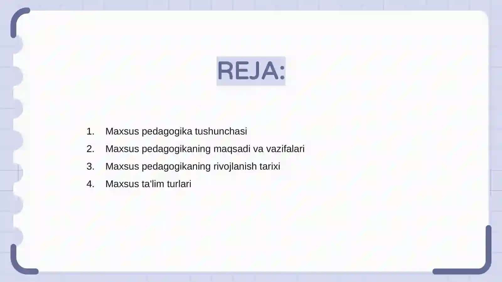 Maxsus pedagogikaning nazariy asoslari 2