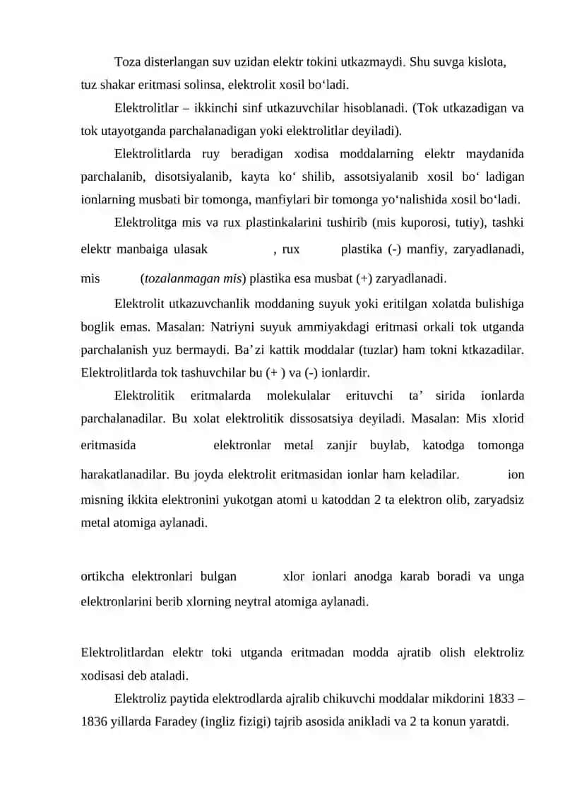 FARADEY QONUNLARINI OʻRGANISH 2