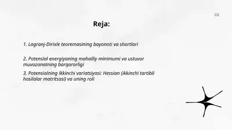 Lagranj-Dirixle teoremasi 2