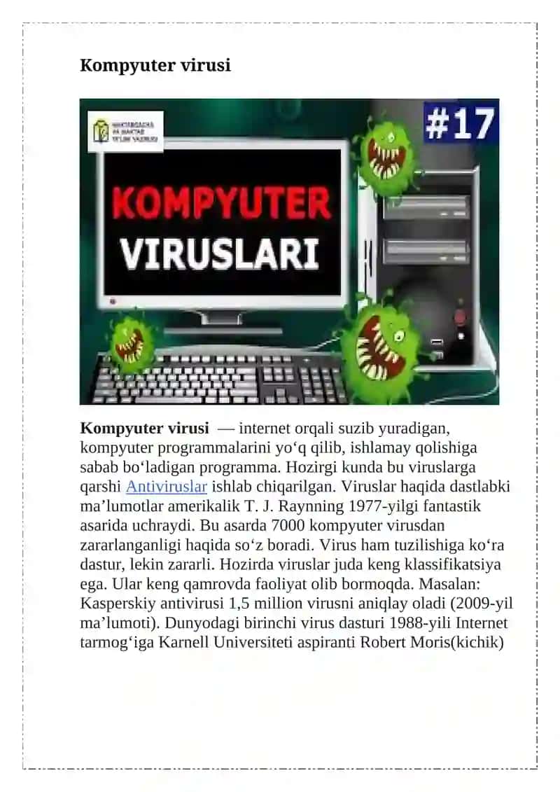 Kompyuter viruslari 2