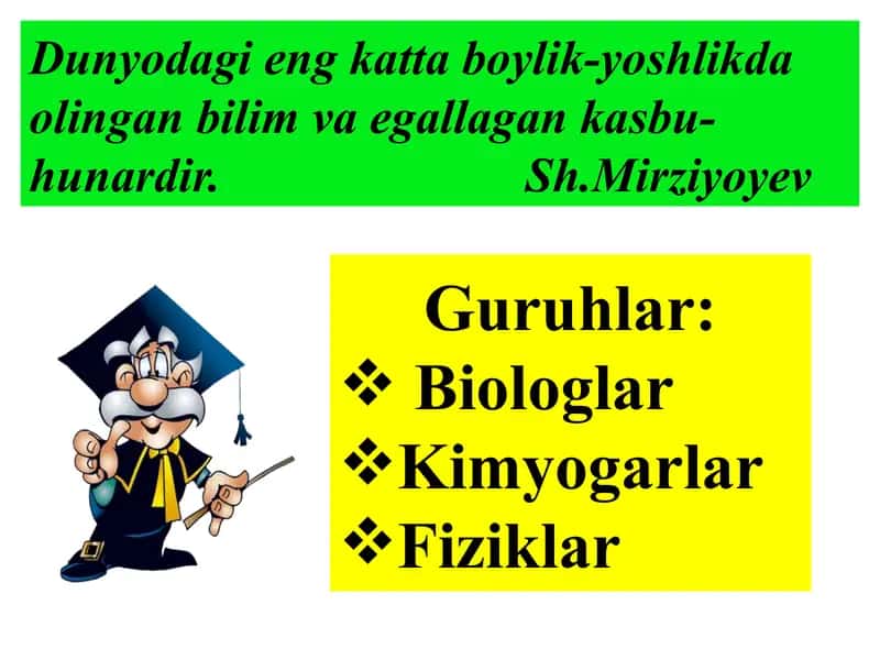 Biologiya darsi 2