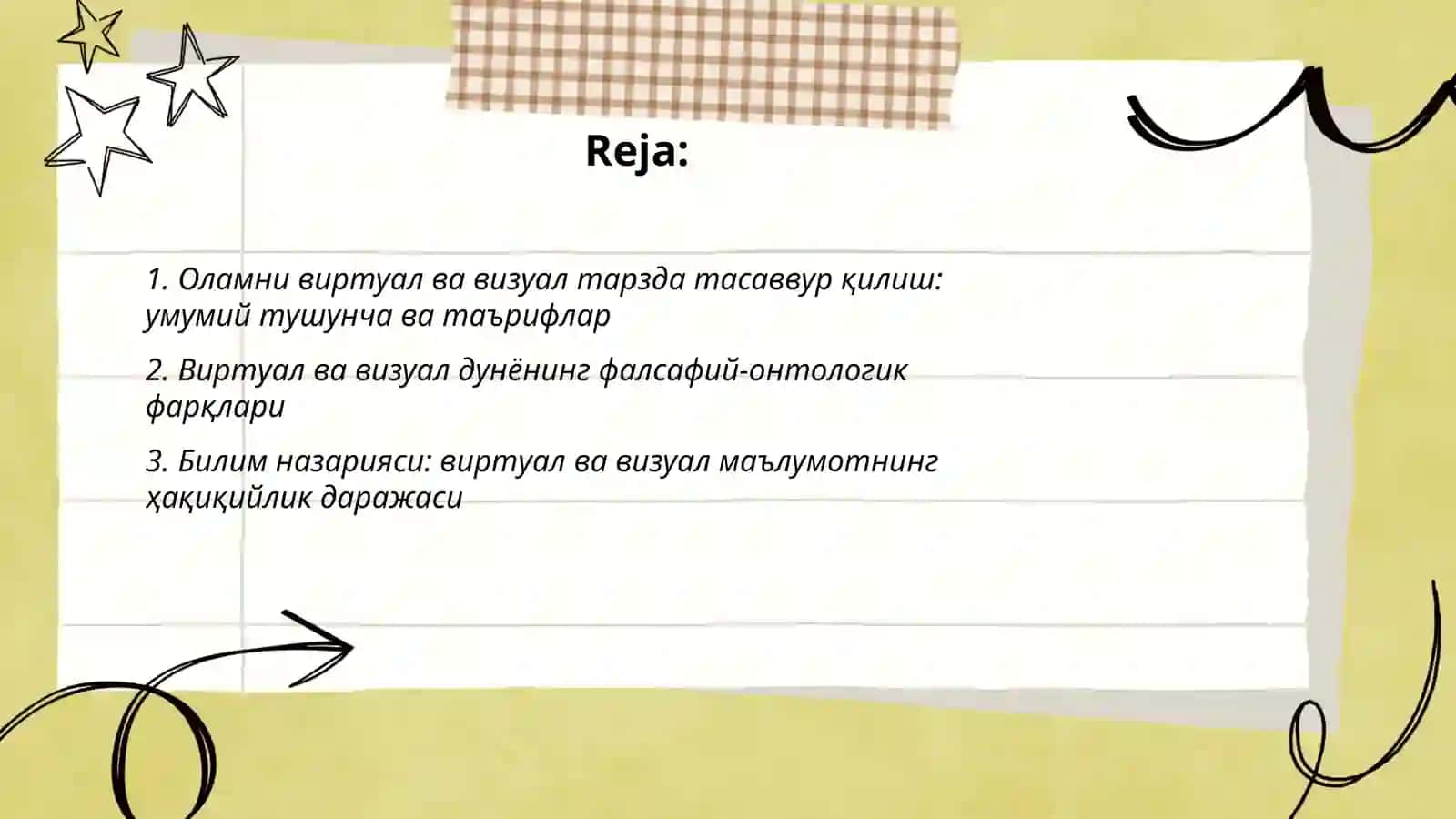 Оламни виртуал ва визуал игрок этиш фарклари 2