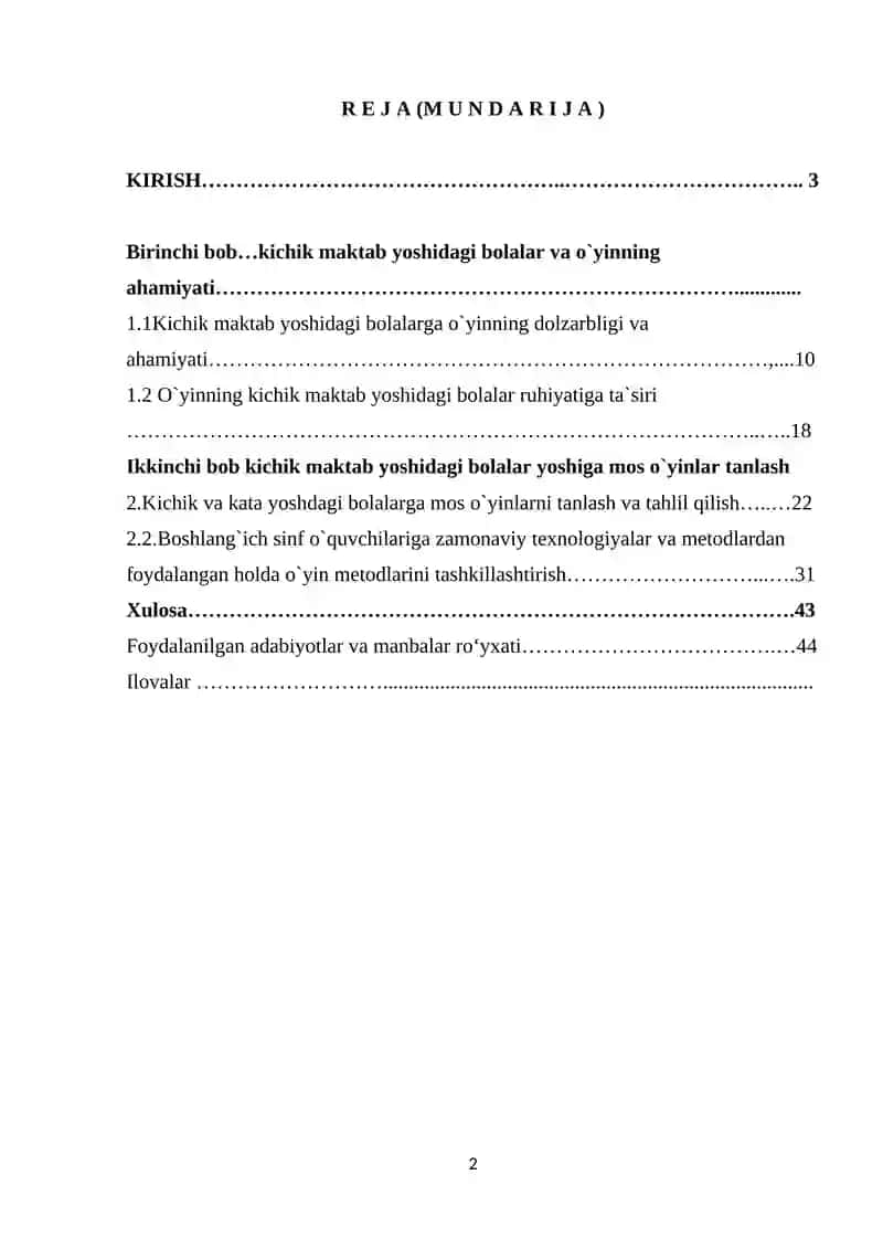 Bolalar pedagogikasi 2