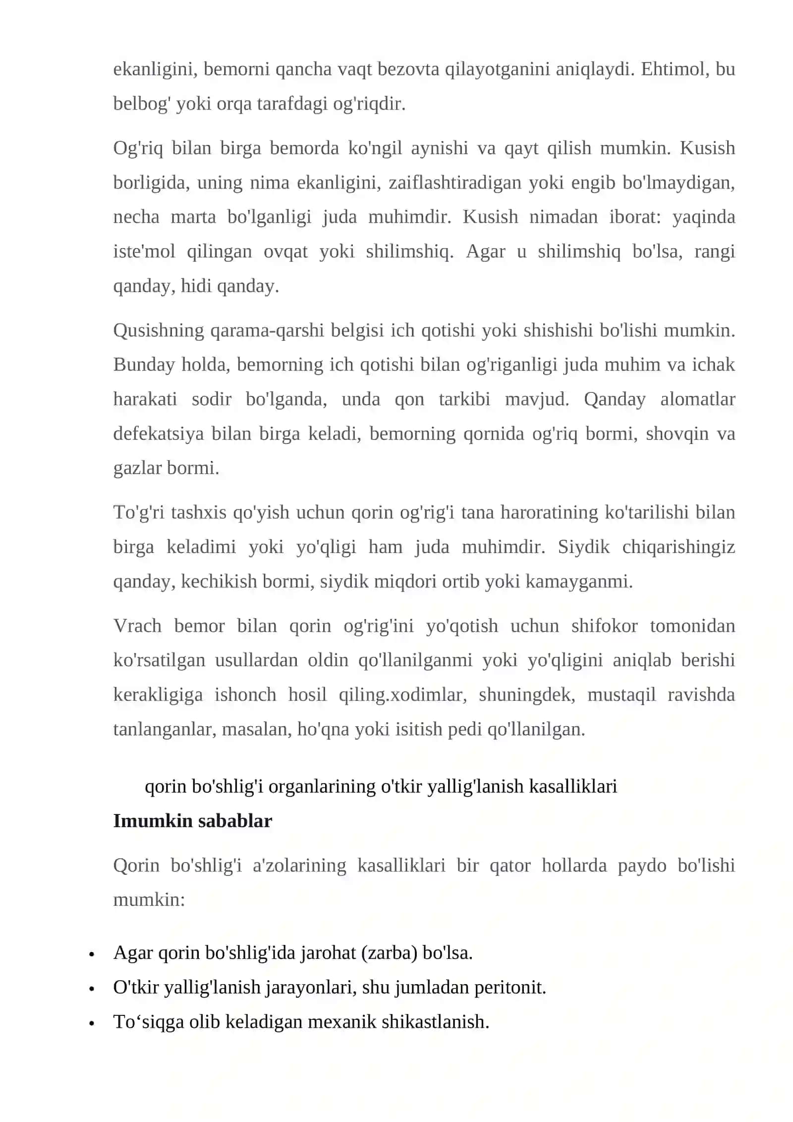 QORIN BO`SHLIG`I VA KASALLIKLARI 2