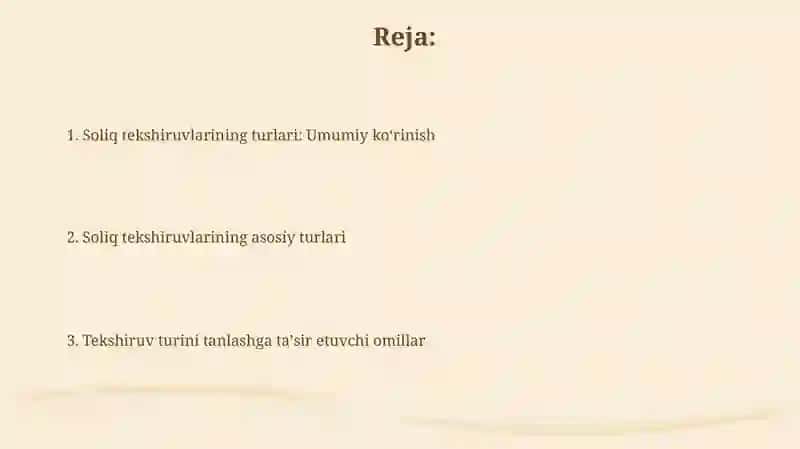 Ofisda soliq tekshiruvi 2