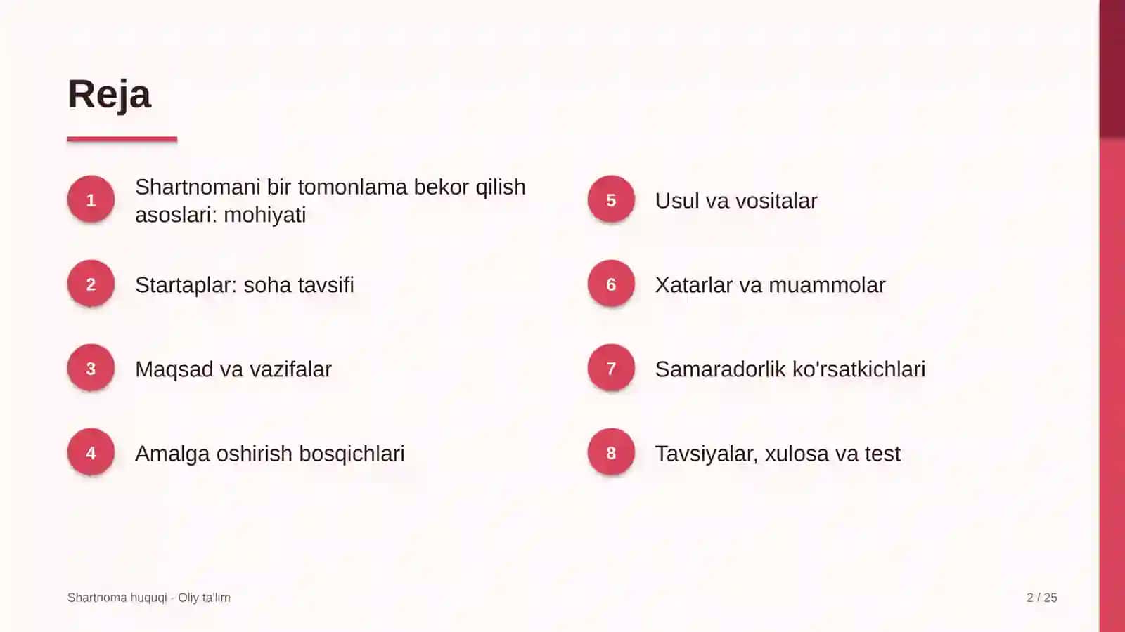 startaplarda shartnomalarni bir tomonlama bekor qilish asoslari 9183 2
