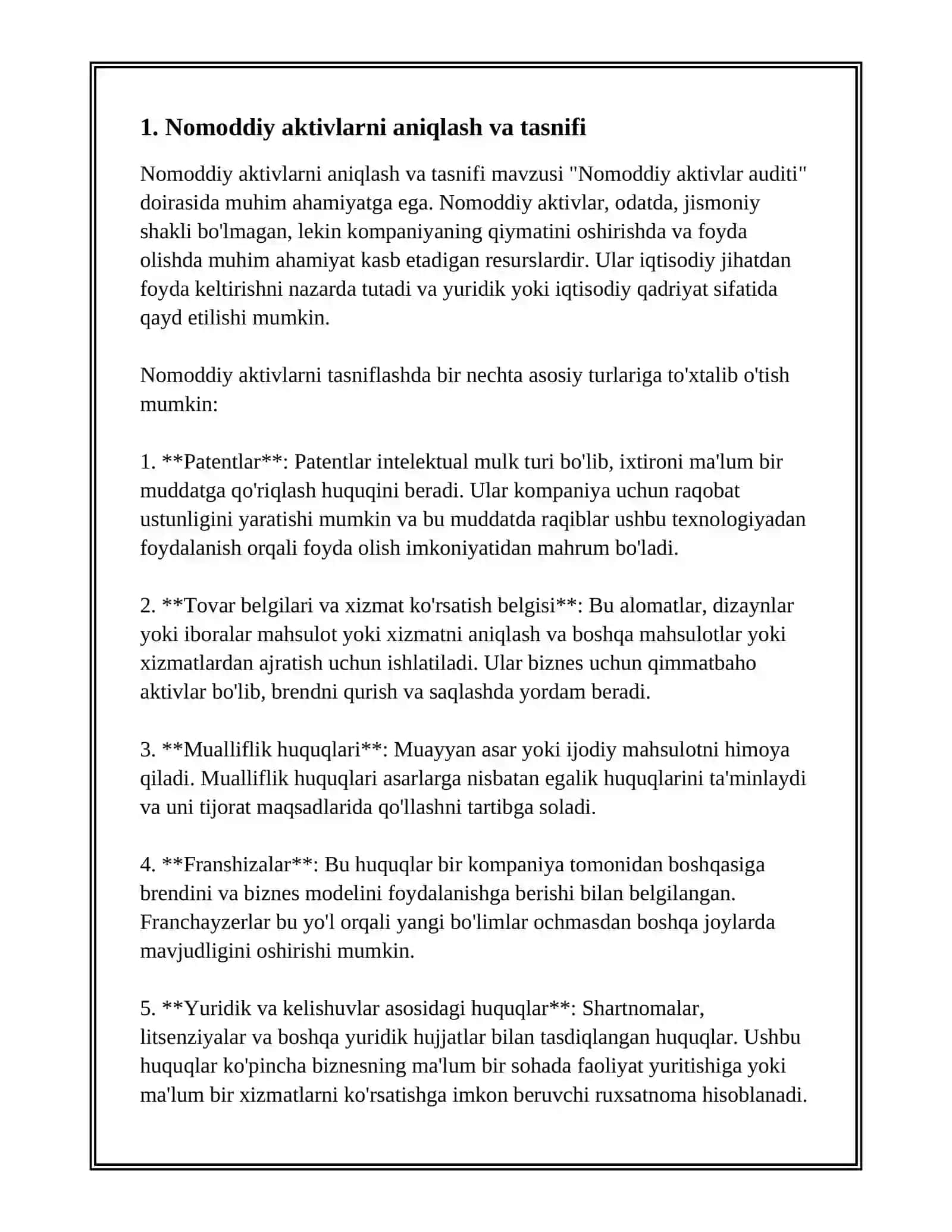 NOMODDIY AKTIVLAR AUDITI 2